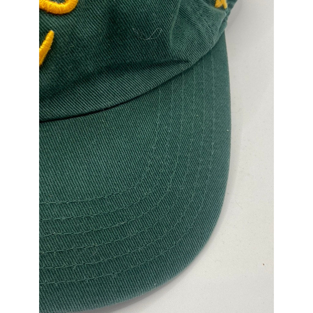 47’ BRAND Women’s Green-Yellow Embroidered A’s Adjustable Hat SZ OS