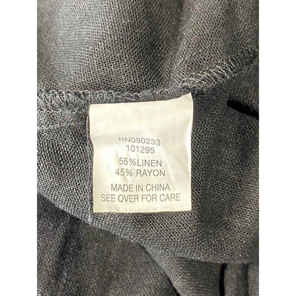 KENDALL & KYLIE Women's Black Solid V-Neck Adjustable Strap Mini Dress SZ S