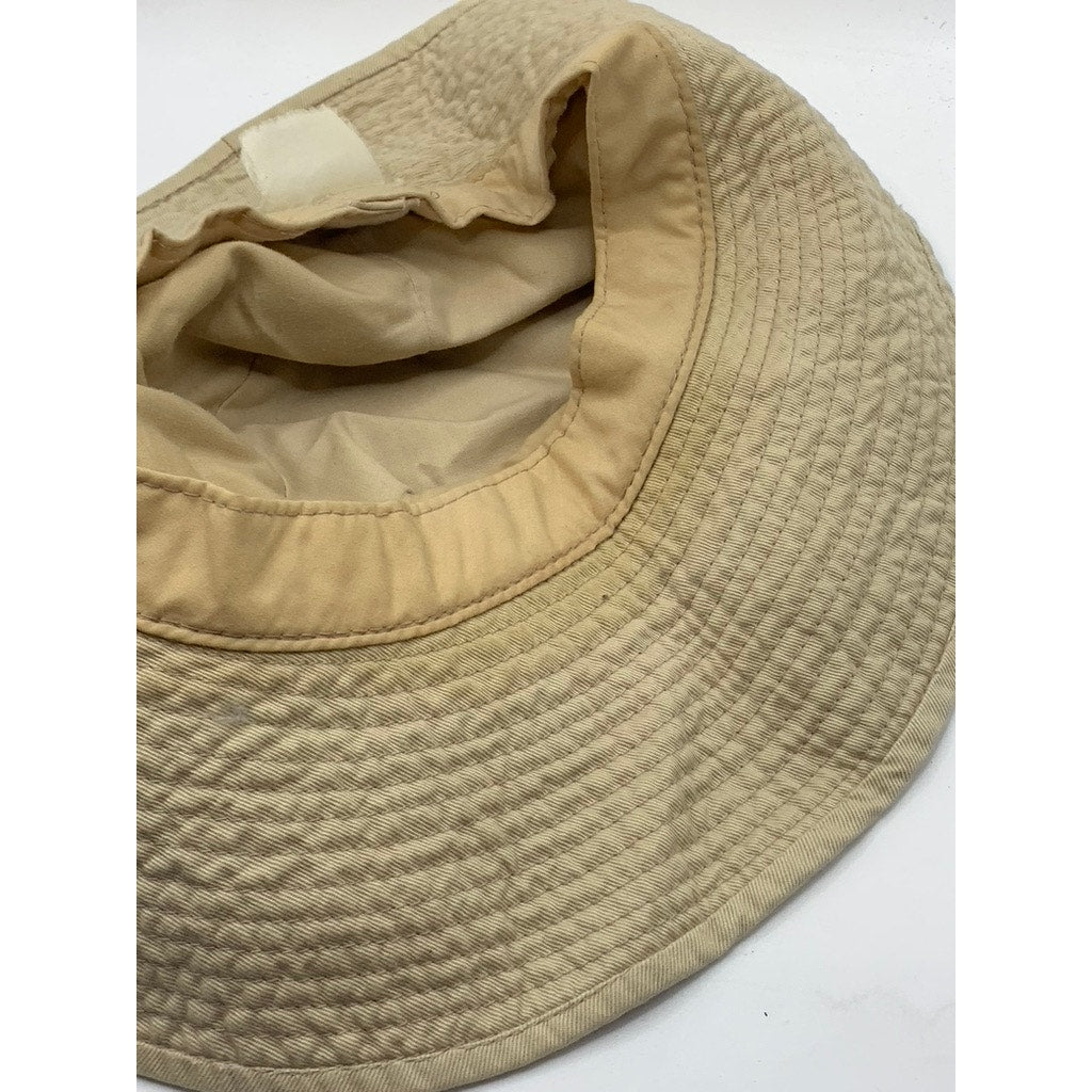 UNBRANDED Unisex Beige Wide-Brim Sun Hat