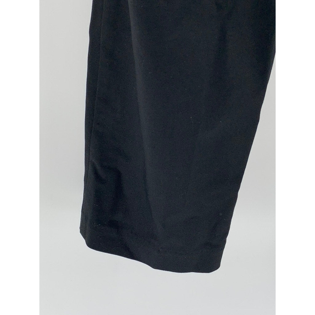 H&M Women's Black Solid Mid-Rise Skinny-Leg Pants SZ 6