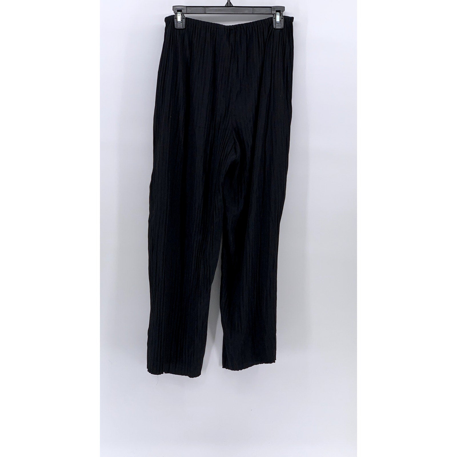 BABATON Aritzia Women’s Black Pleated Pull-On Relaxed Fit Wide-Leg Pants SZ M