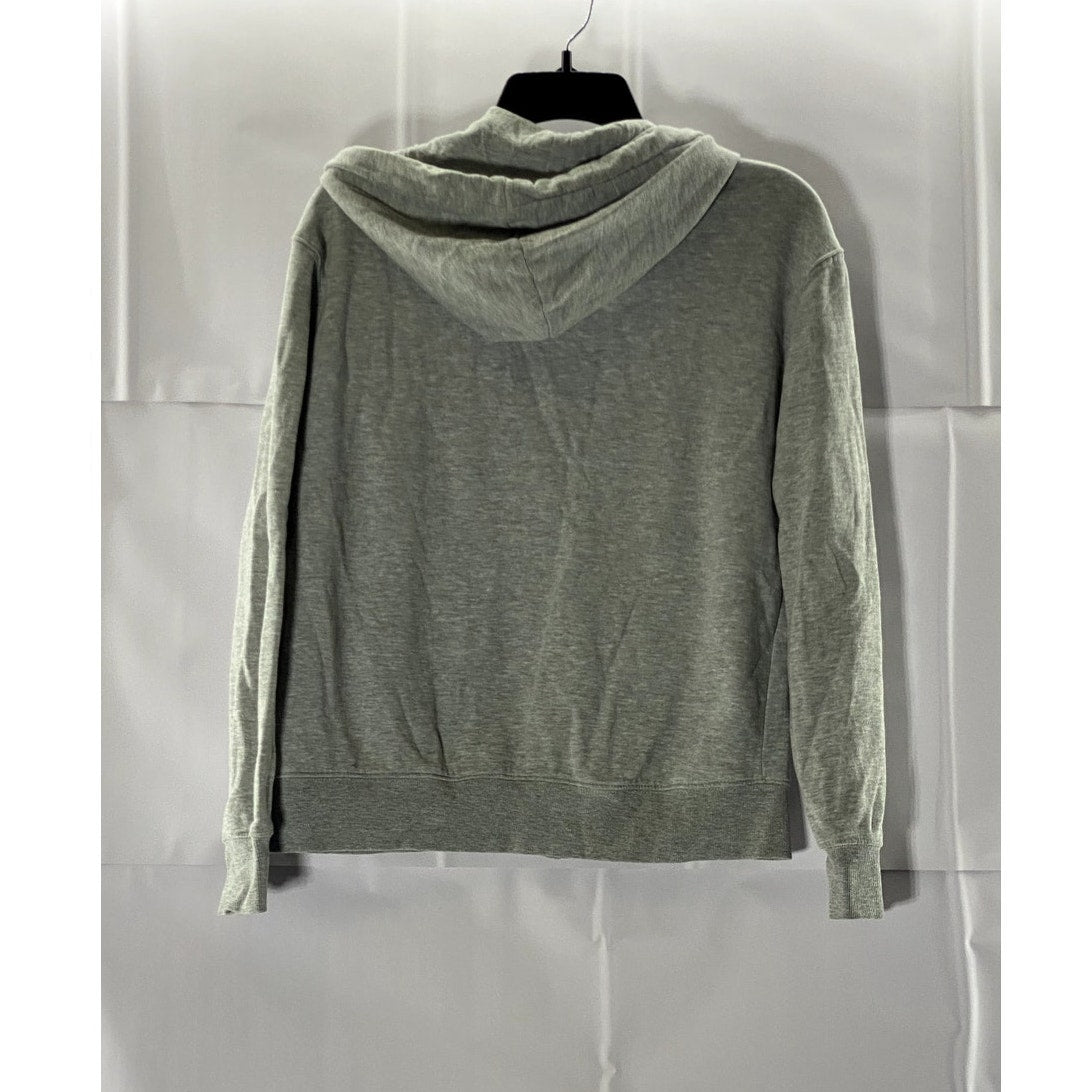 DIVIDED By H&M Women's Grey Heather Casual Zip-Up Hooded Sweater SZ XS