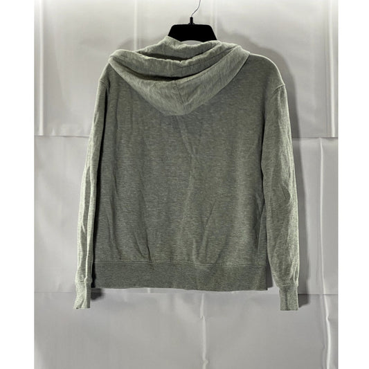 DIVIDED By H&M Women's Grey Heather Casual Zip-Up Hooded Sweater SZ XS