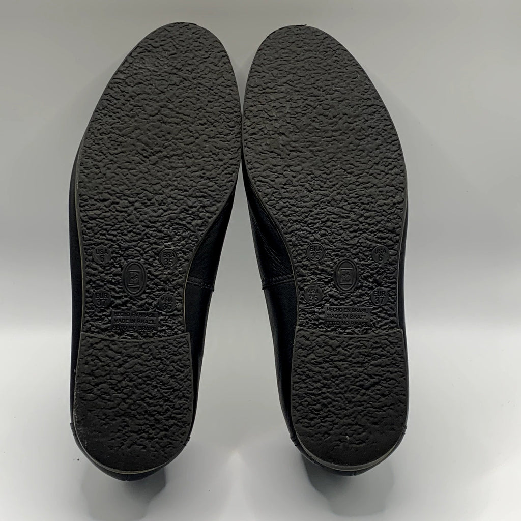 CHELSEA CREW Black Label Women's Black Round-Toe slip-On Shoes SZ 6