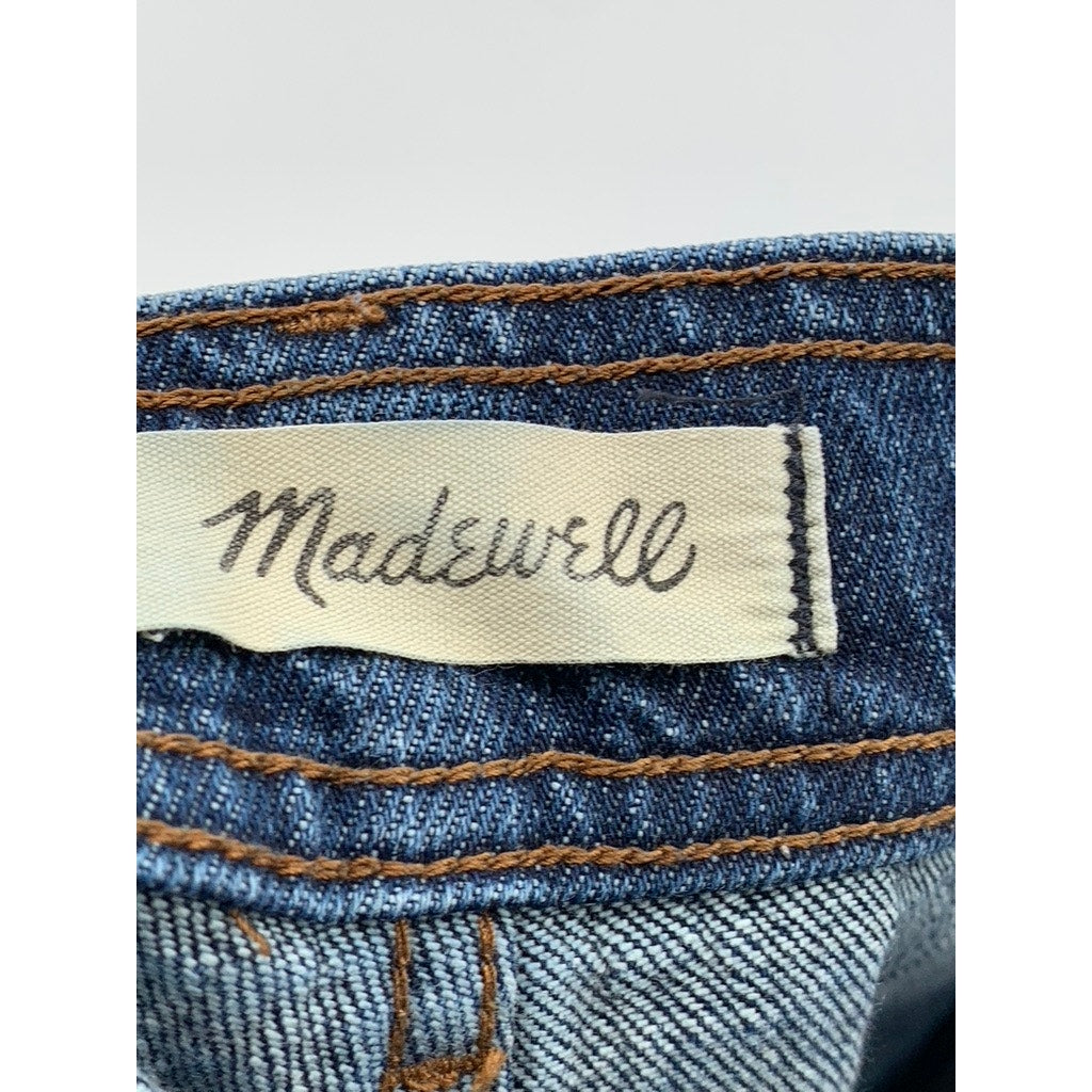 MADEWELL Women's Dark Blue Denim The Perfect Vintage Straight Jean SZ 23