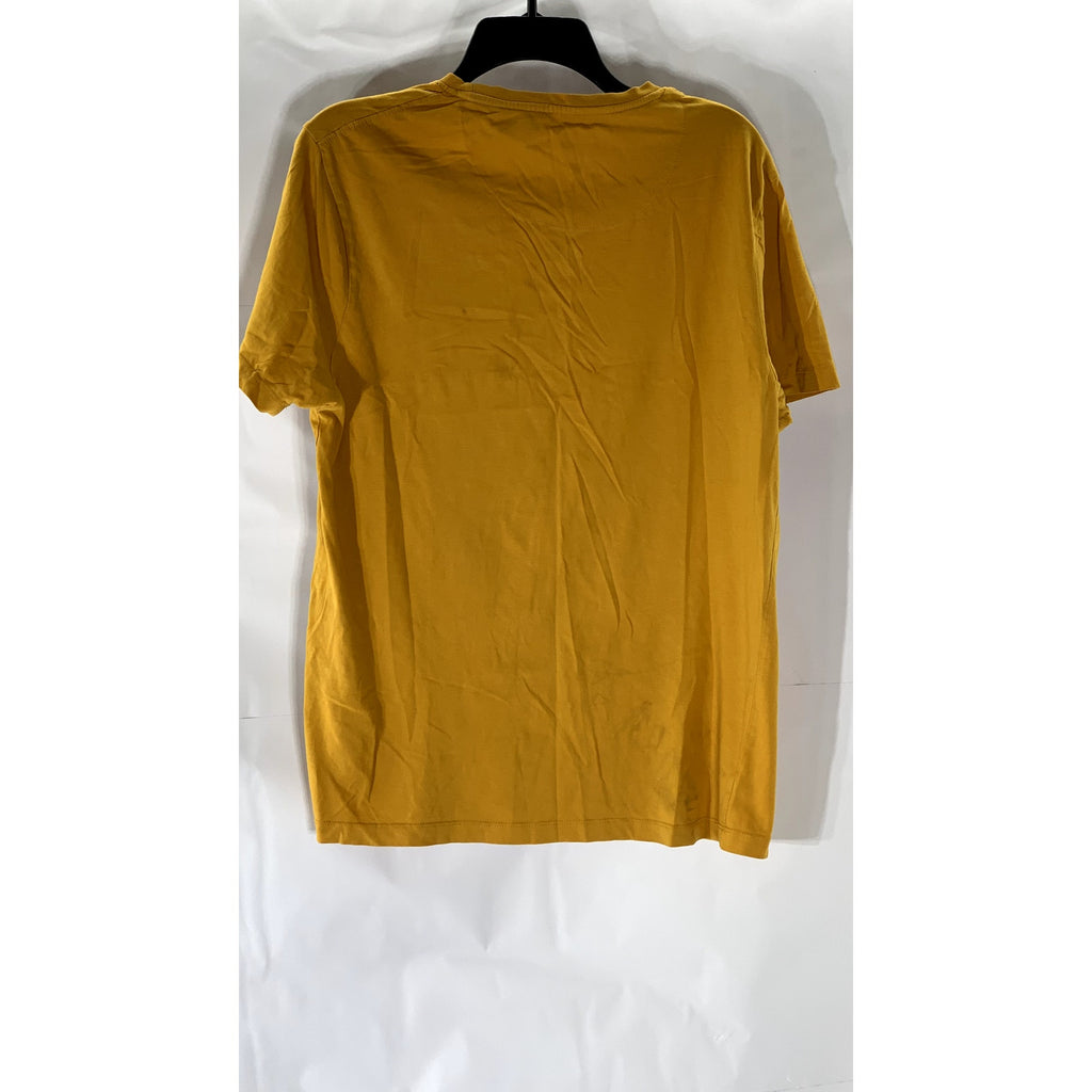 THE ROADSTER LIFE CO. Men's Yellow Graphic Crewneck Short Sleeve T-Shirt SZ L