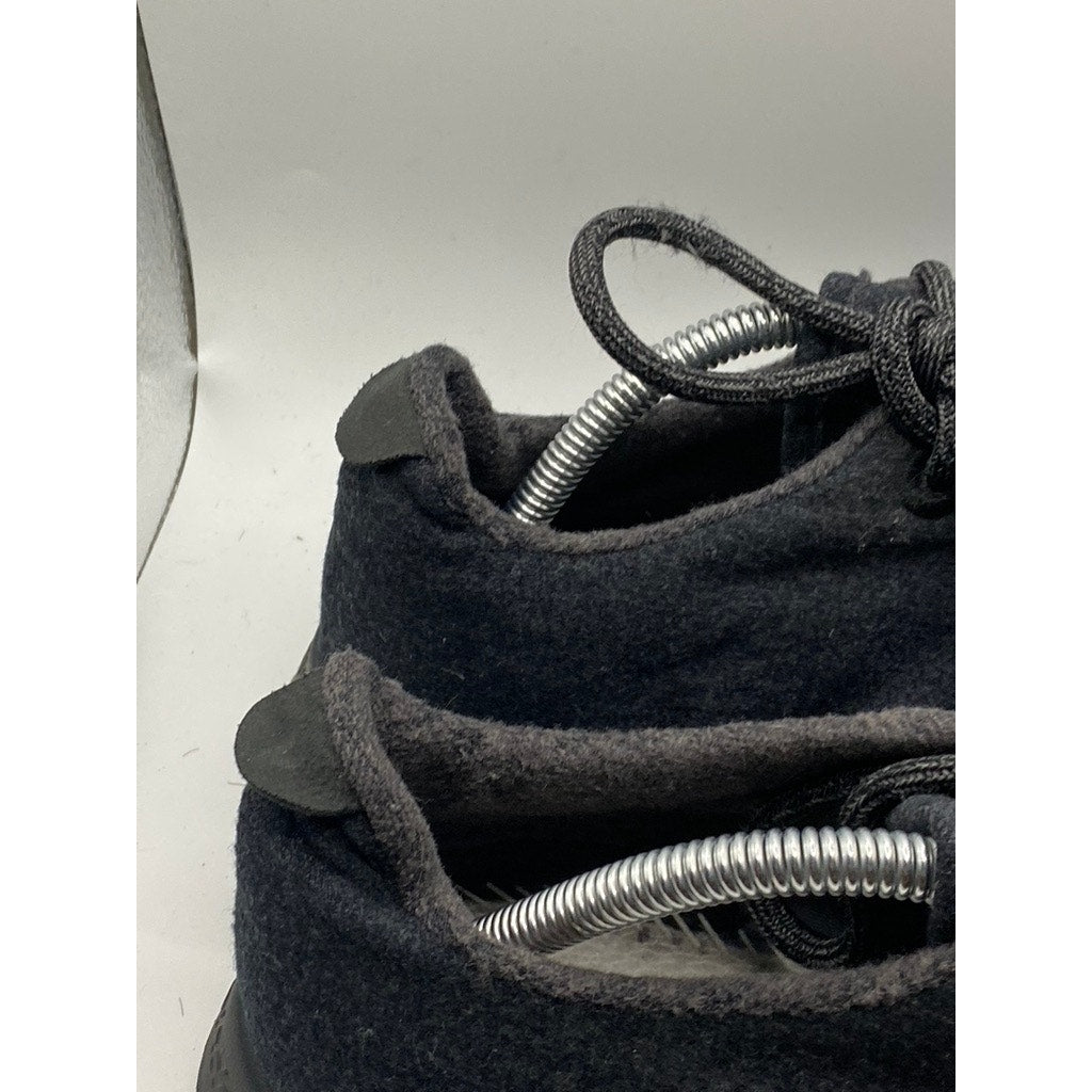 ALLBIRDS Women's Black Wool Lace-Up Lightweight Round-Toe Sneakers SZ 10