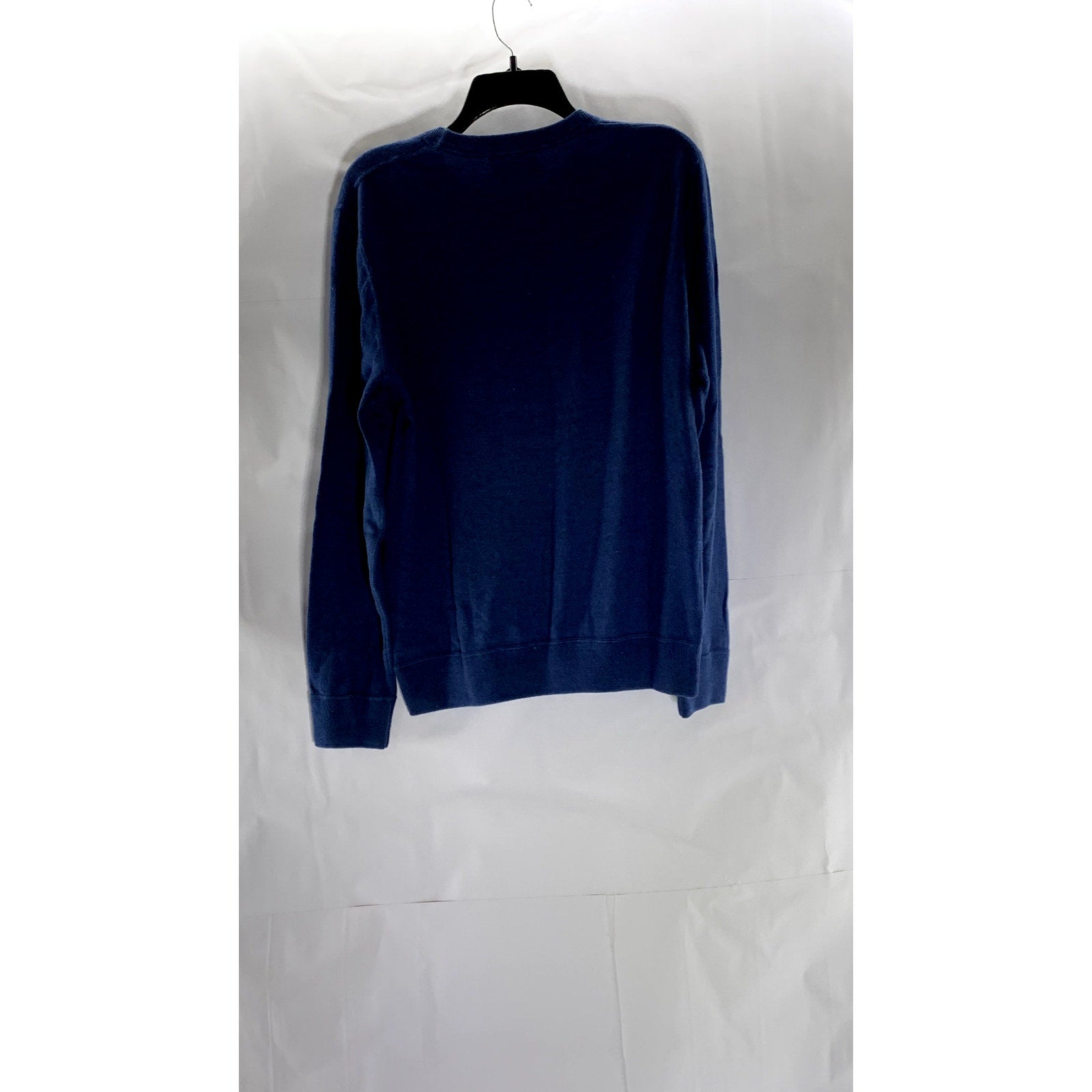 GAP Men's Midnight Blue Regular-Fit New Cotton Crewneck Pullover Sweater SZ M