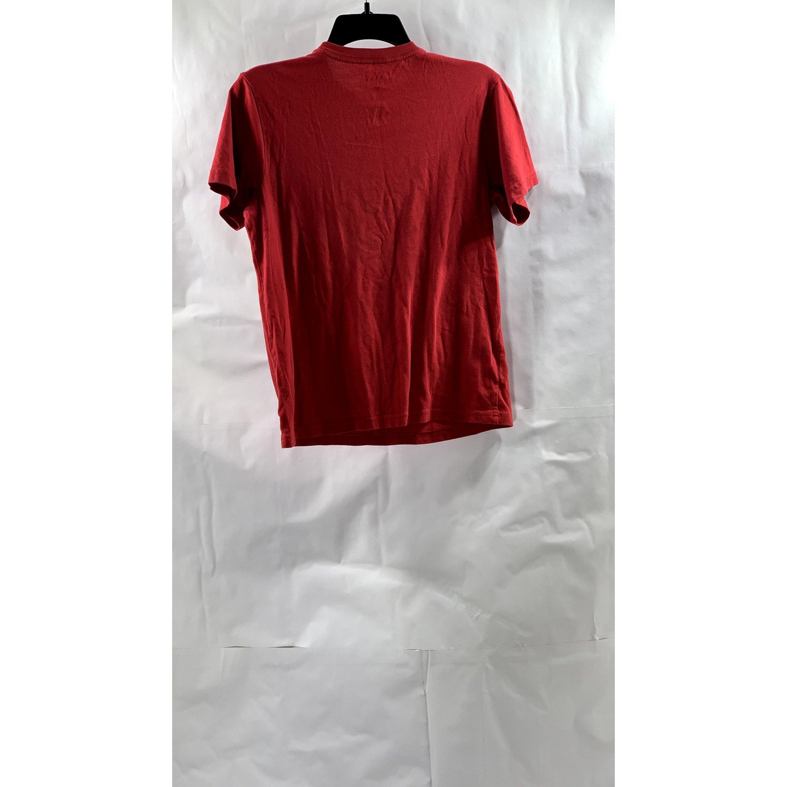 OLD NAVY Boy's Red Crewneck Solid Casual Short Sleeve T-Shirt SZ L(10-12)