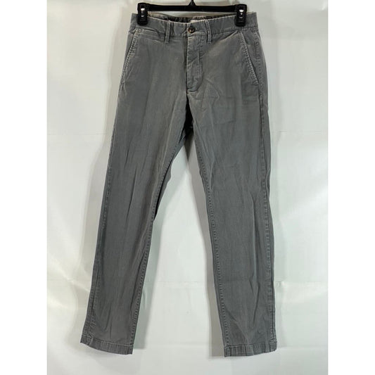 GOODFELLOW & CO Men's Thundering Gray Hennepin Slim-Fit Chino Pants SZ 28X30