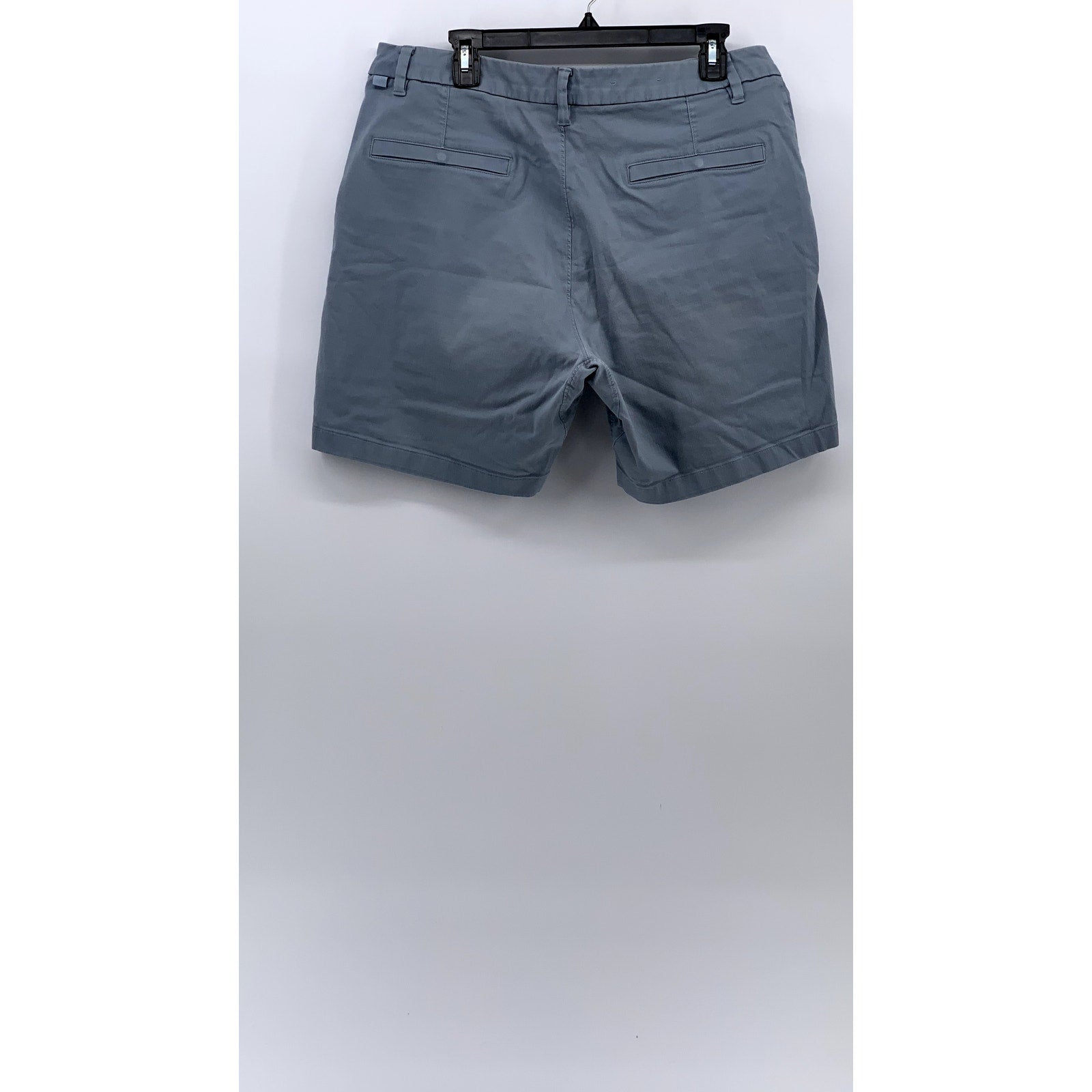 UNBRANDED Men's Light Blue Solid Regular-Fit Casual Chino Short SZ 36