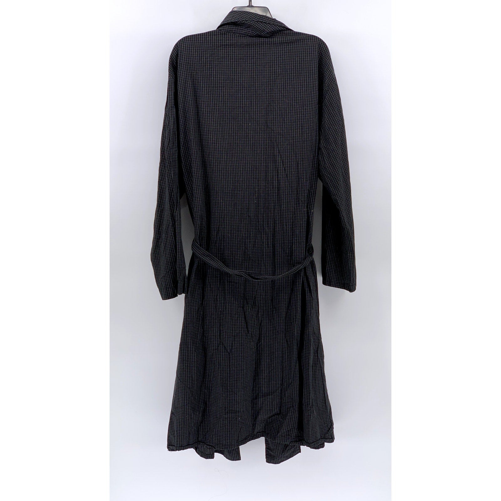 POLO RALPH LAUREN Men's Black Gingham Robe SZ S/M