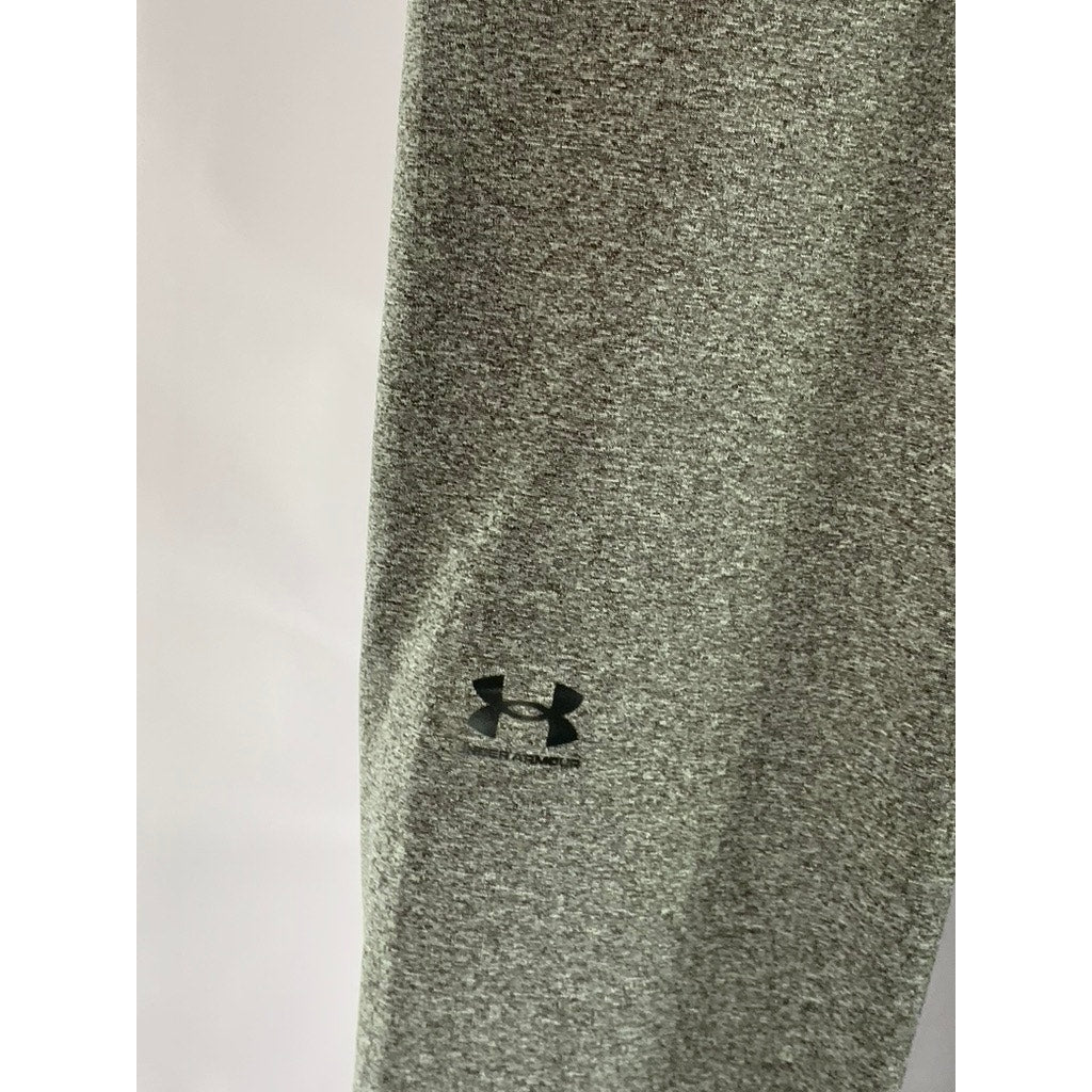 UNDER ARMOUR Women's Charcoal Light Heather ColdGEAR Pull-On Leggings SZ S