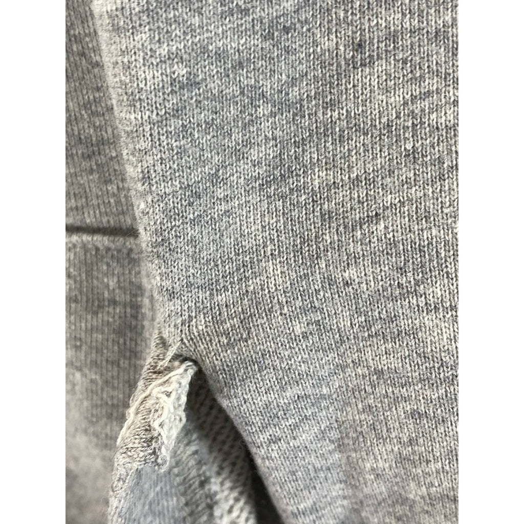 LEVI'S Men's Light Grey Cotton Solid Pullover Drawstring Hoodie SZ L