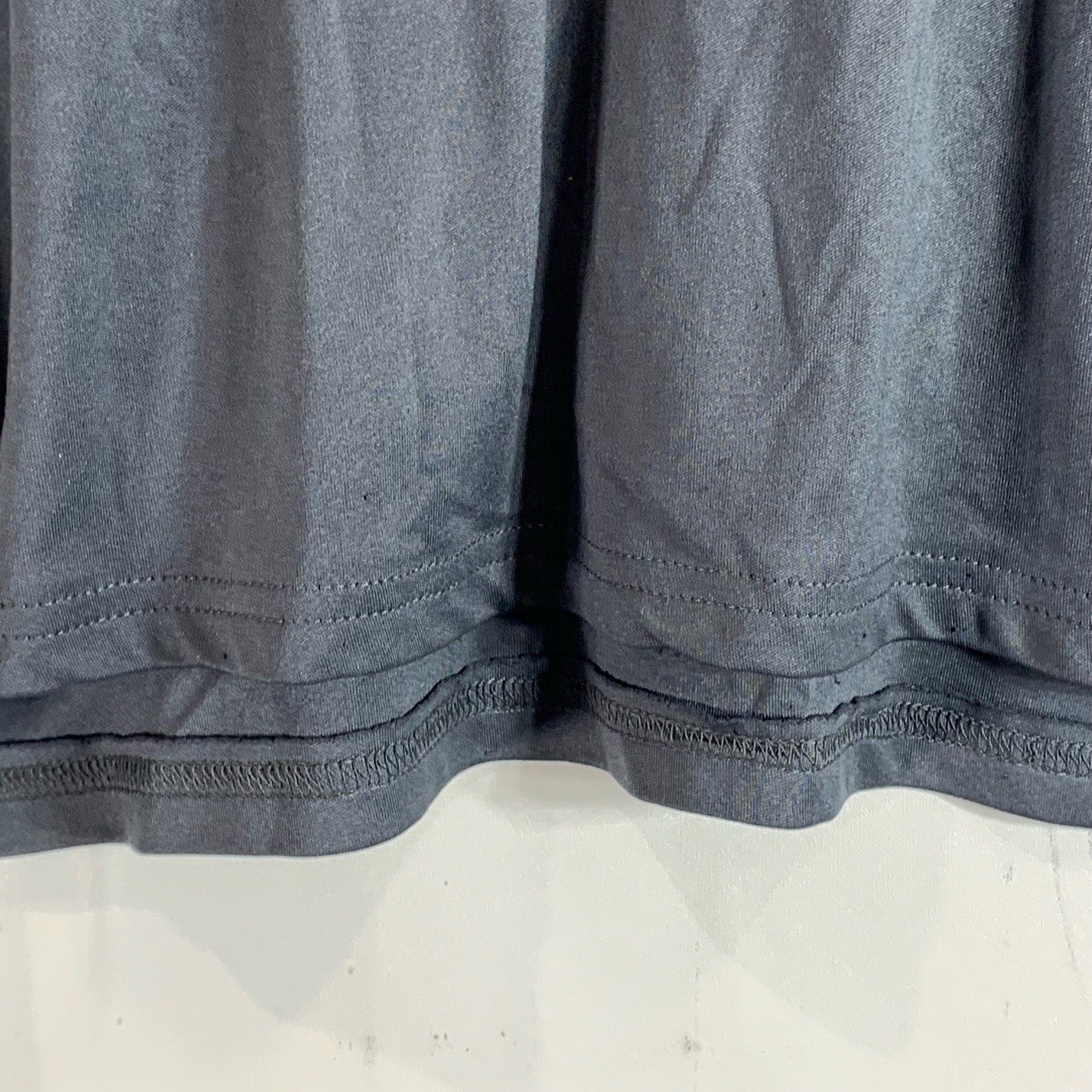 UNDER ARMOUR Men's Gray Crewneck Heatgear Loose-Fit Active T-Shirt SZ 2XL