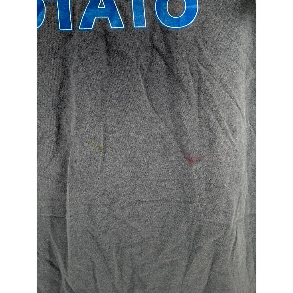 CHANGES Men's Vintage 90's Gray Couch Potato Homer Graphic Crewneck T-Shirt SZXL