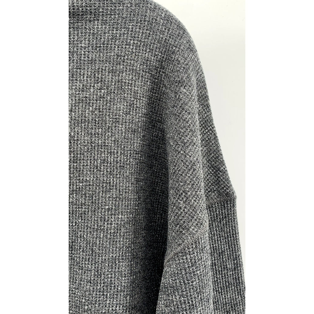 CALVIN KLEIN Women's Charcoal Performance Stretch Thermal Turtleneck Sweater SZM