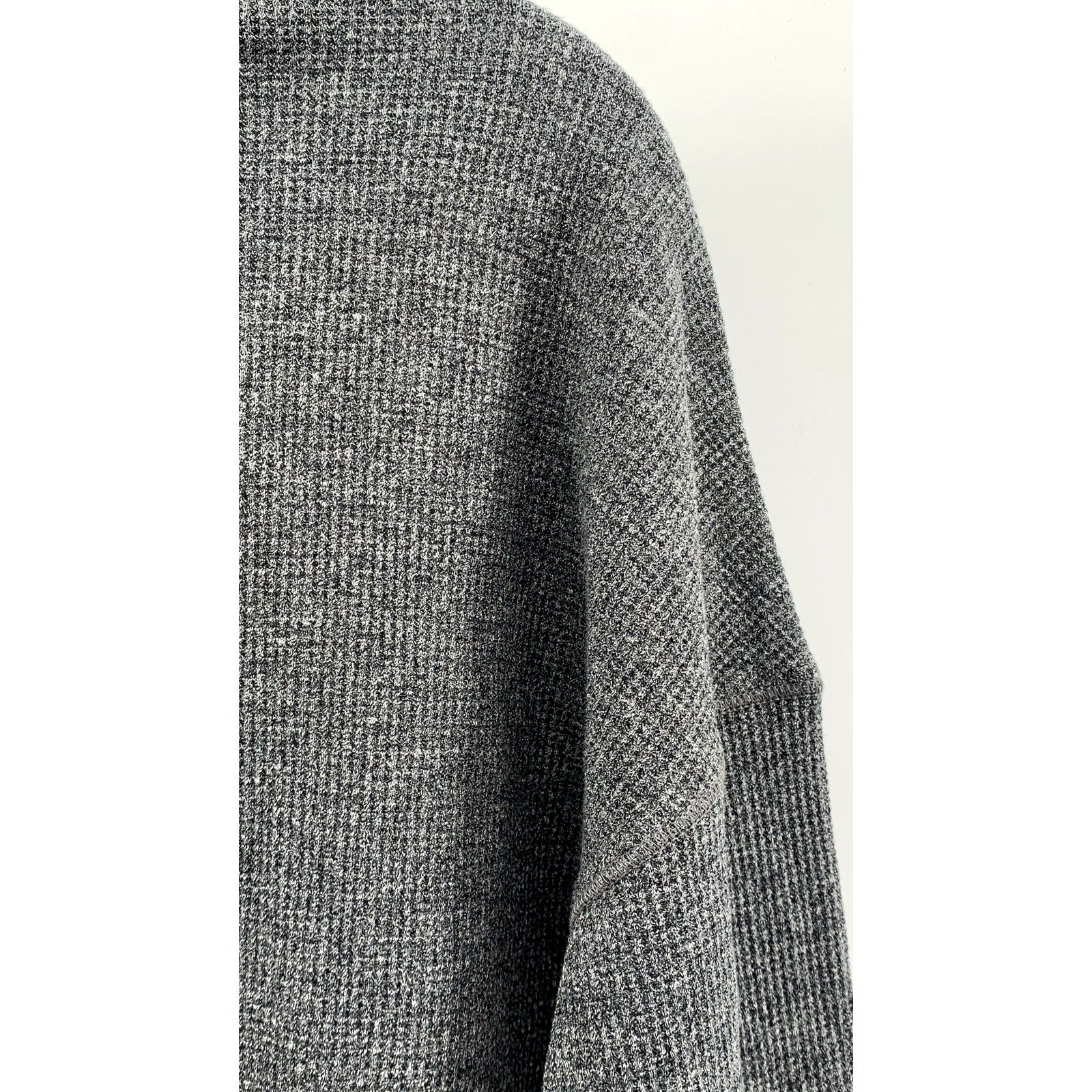 CALVIN KLEIN Women's Charcoal Performance Stretch Thermal Turtleneck Sweater SZM