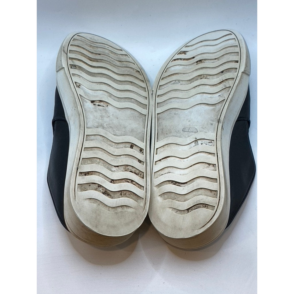 CASLON Women's Black Leather Round-Toe Slip-On Casual Mule Shoes SZ 9.5