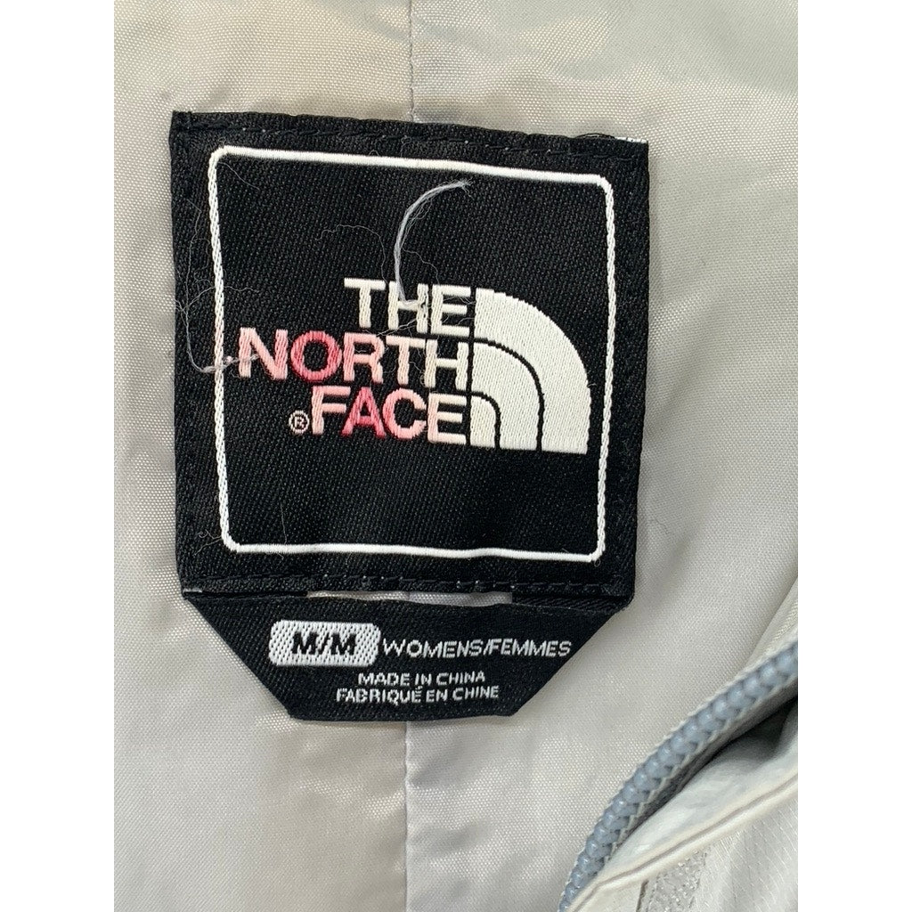 THE NORTH FACE Women's Gray Double Closure Long Sleeve Hooded Trench Coat SZ M