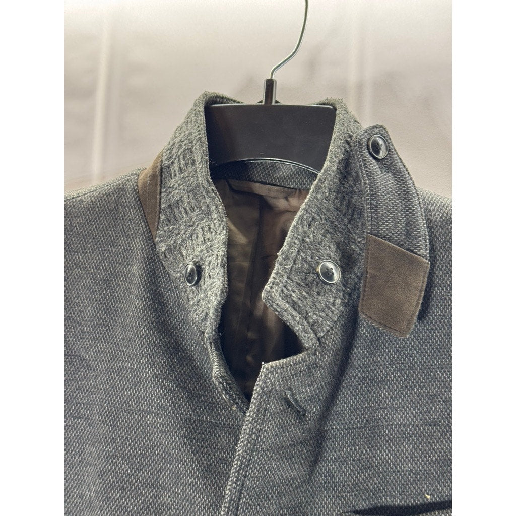 SERIES; URBAN GENERATION Men's Charcoal Button-Front Jacket SZ 95(M)