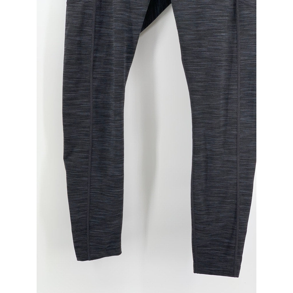 MONDETTA Women's Charcoal Printed Performance Luxury Leggings SZ M