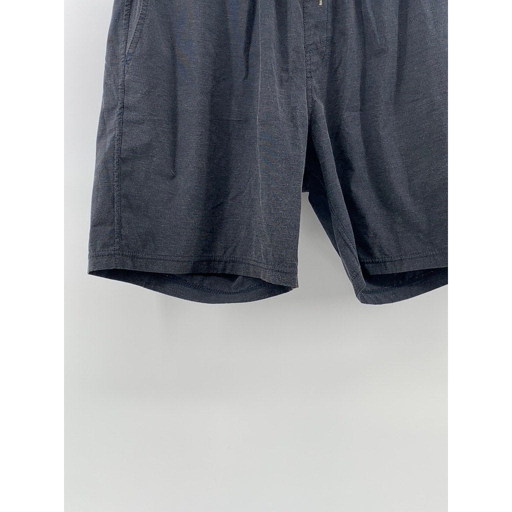 FAIR HARBOR Men's Blue Drawstring Pull-On Swim Shorts SZ L