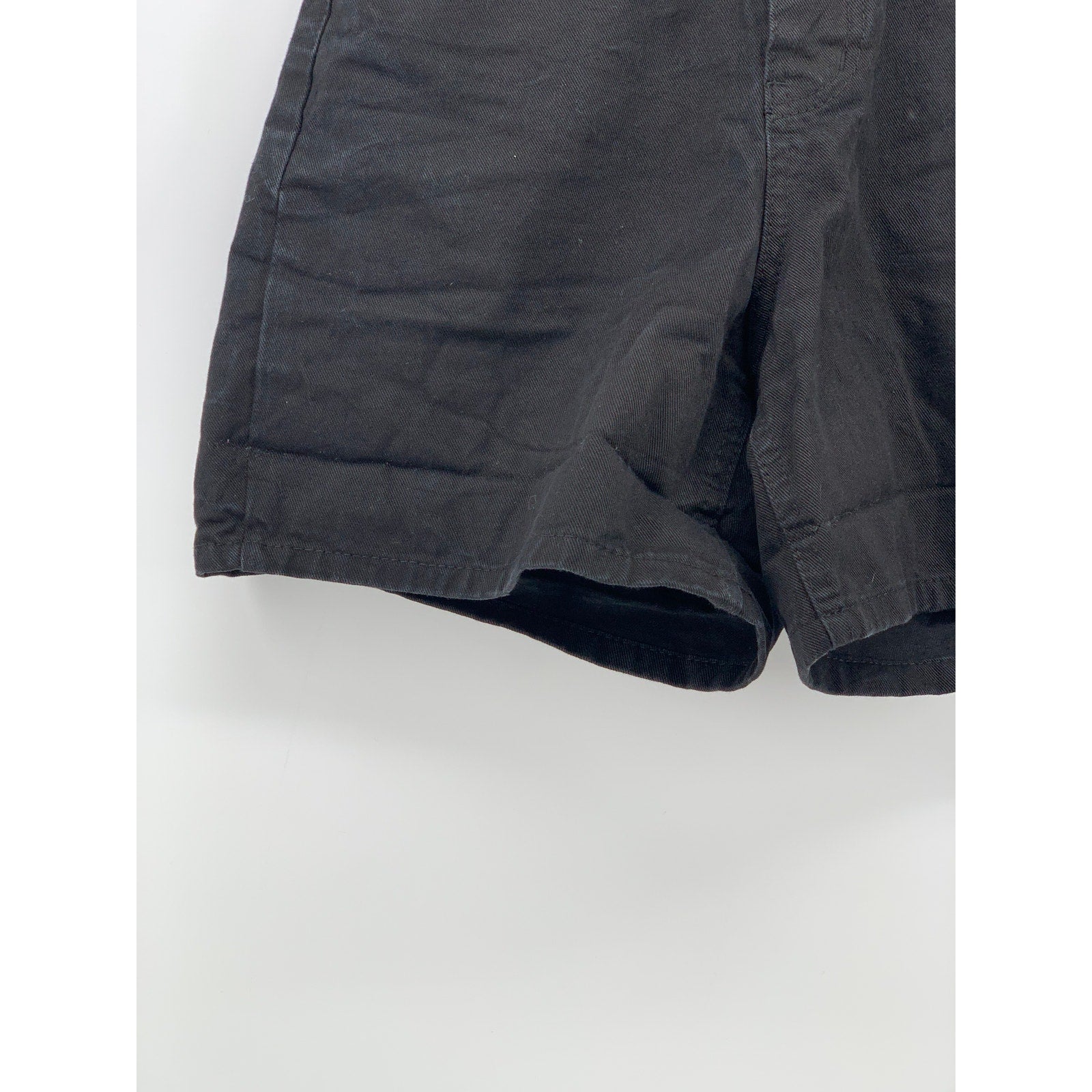 PREMIUM DENIM STEADY Women's Black High-Rise Casual Denim Shorts SZ 26