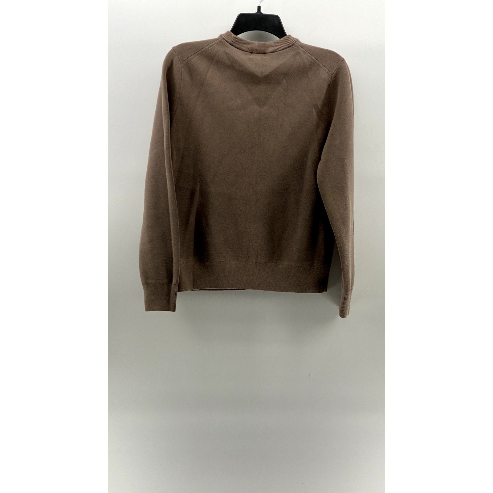 UNIQLO Men's Light Brown Crewneck Long Sleeve Pullover Knit Sweater SZ XS