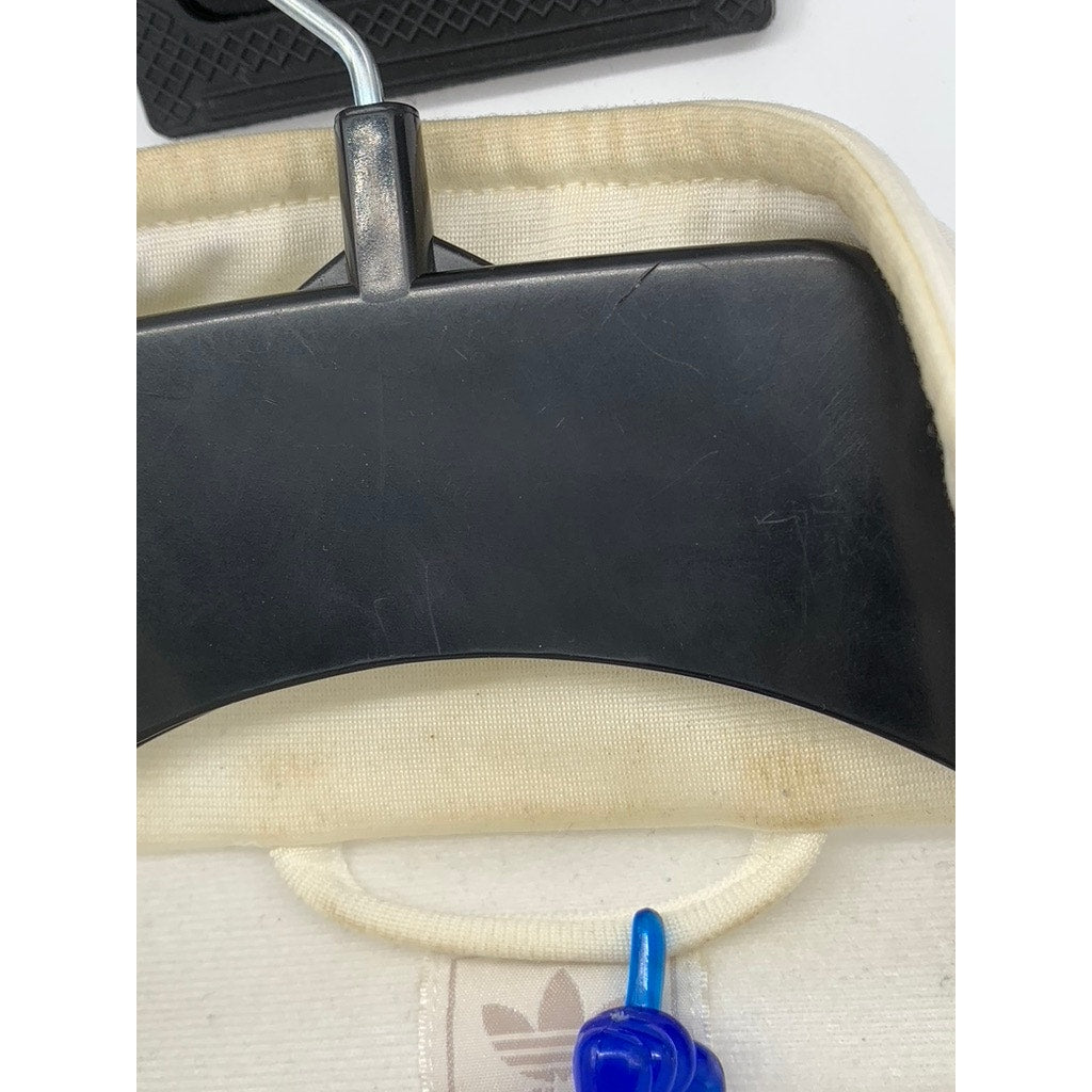 ADIDAS Men's Vintage 90's White-Black Tri-Stripe Adi Firebird Track Jacket SZ M