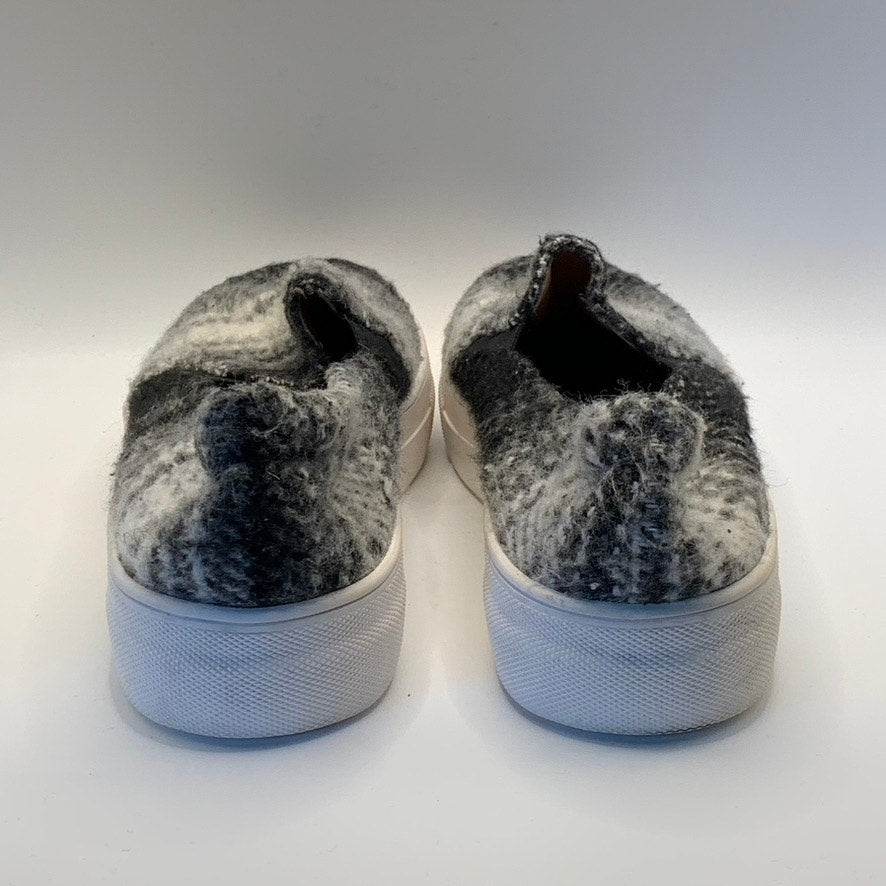 CASLON Women's Black/White Knit Slip-on Platform Sneakers SZ 7.5