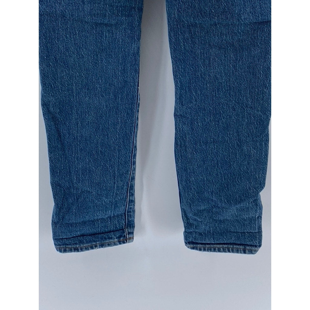 MADEWELL Women's Blue Denim The Curvy Perfect Vintage Regular-Fit Jean SZ 25