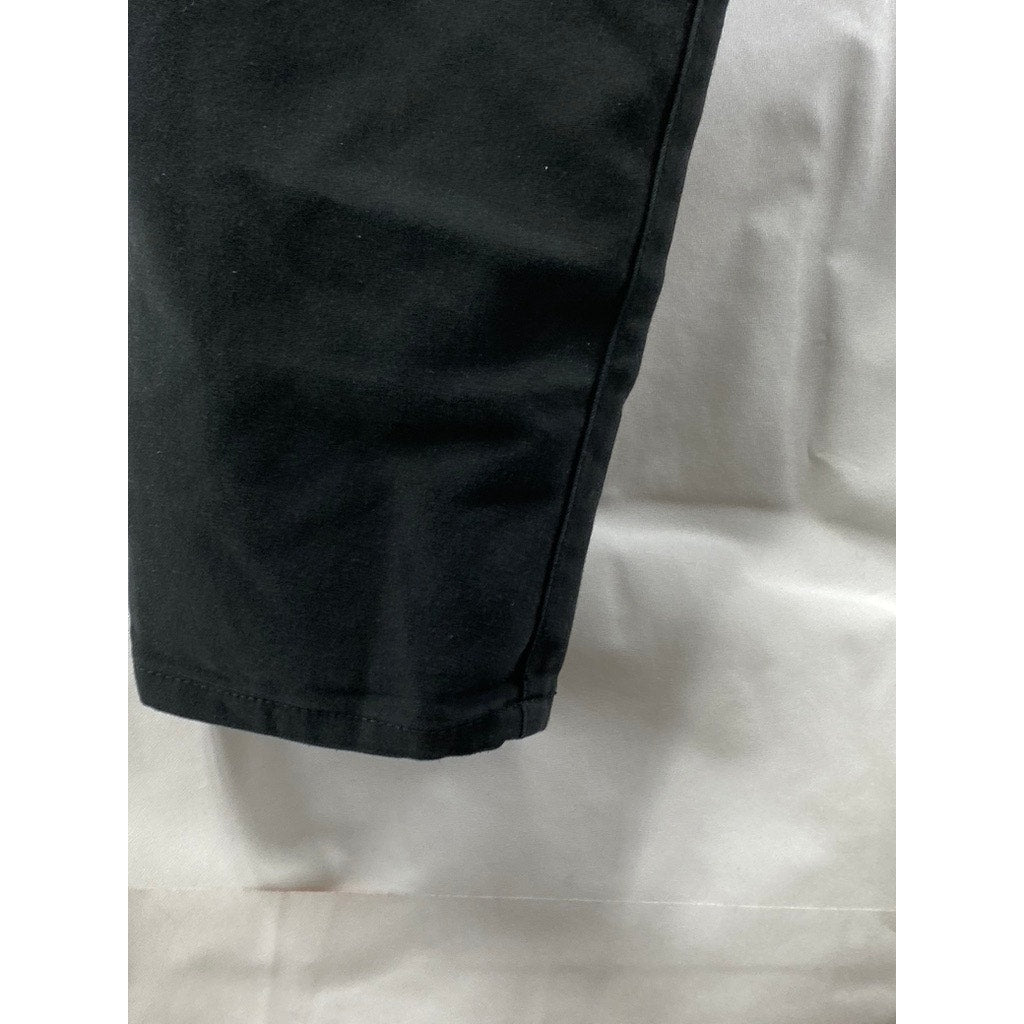 ZARA Men's Black Solid Slim-Fit Stretch Dress Pant SZ S