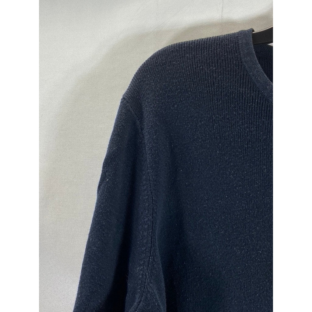 CROFT & BARROW Women's Black Plus Size Elbow Sleeve Button-Front Cardigan SZ 1X