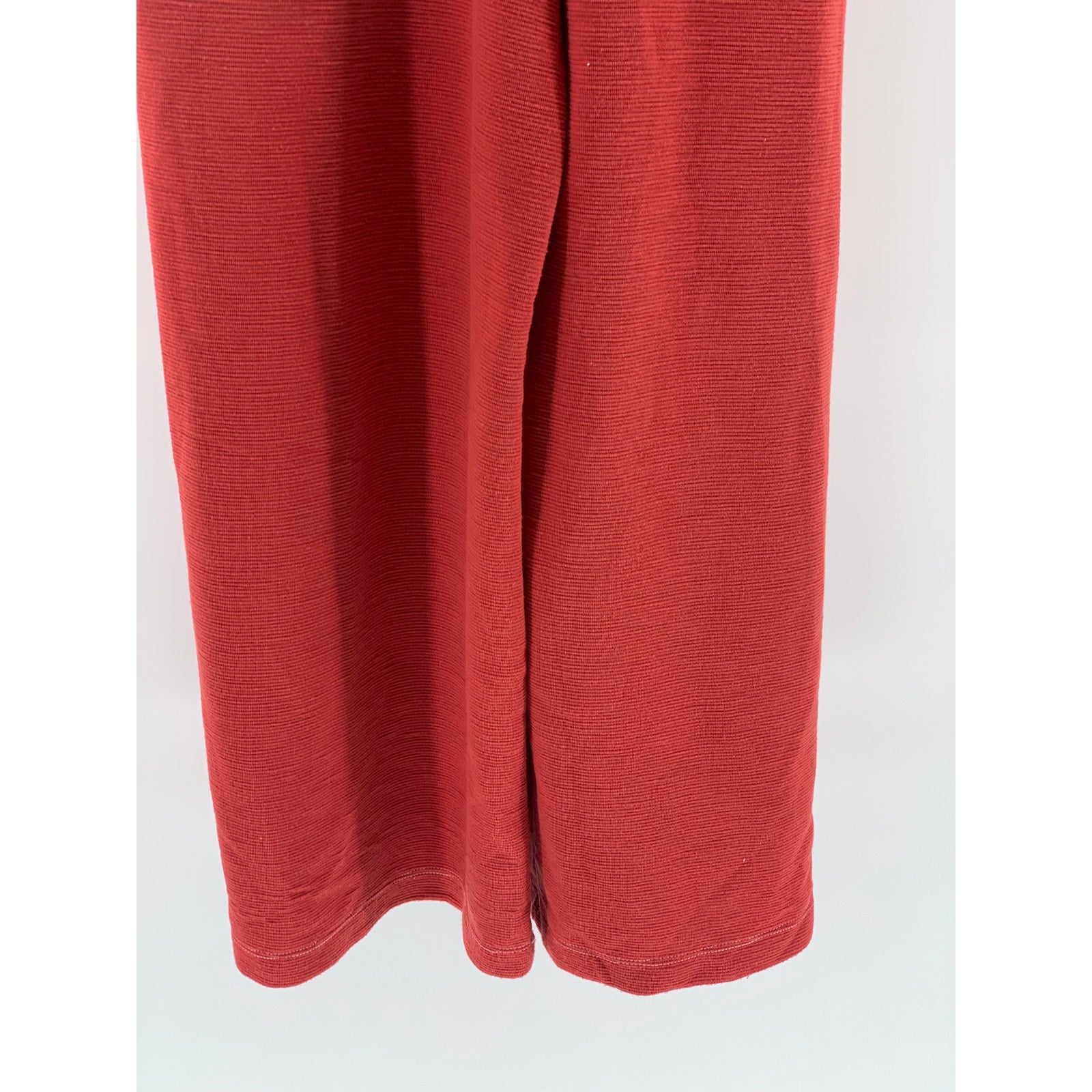 FREAKS STORE Women's Red Textured Sleeveless Halter Tie-Back Jumpsuit SZ M/L