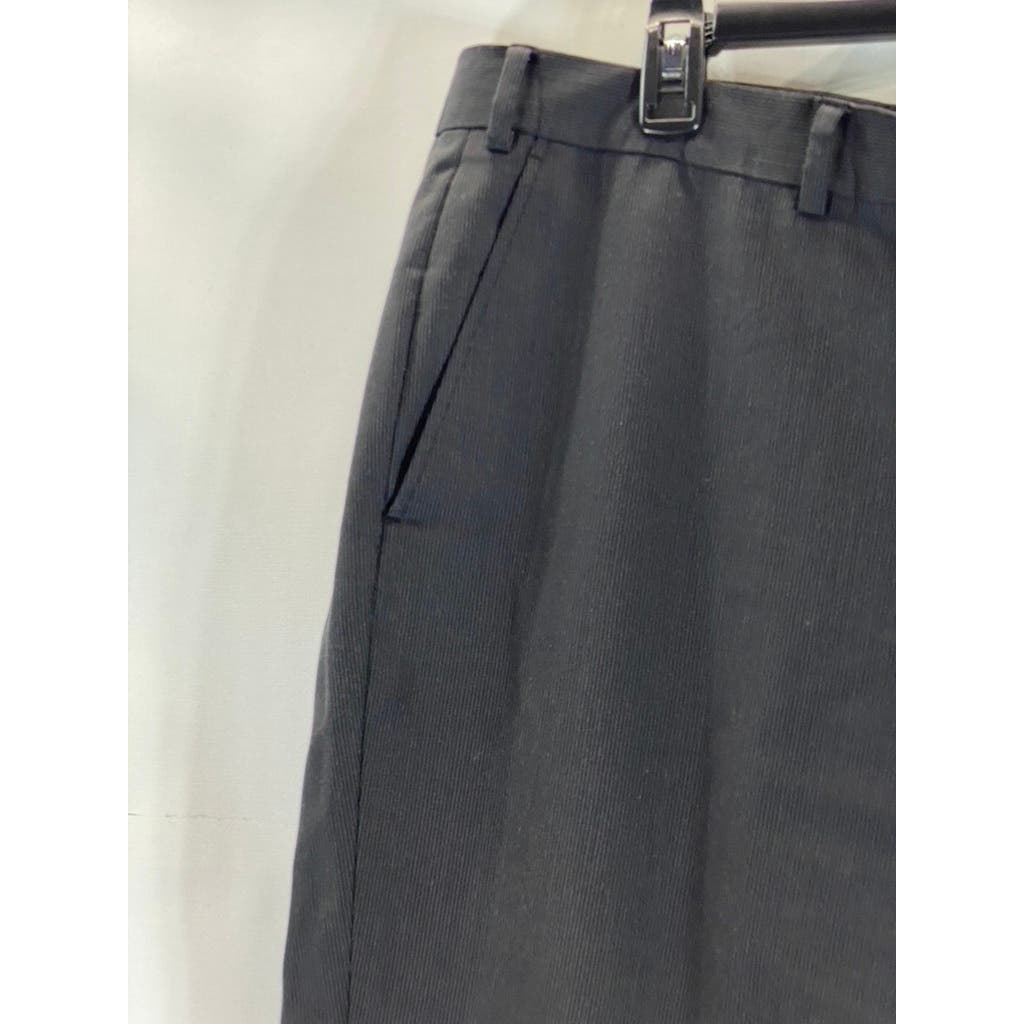 PRONTO UOMO Men's Black Two-Button Modern-fit Suit SZ 50R/45X30