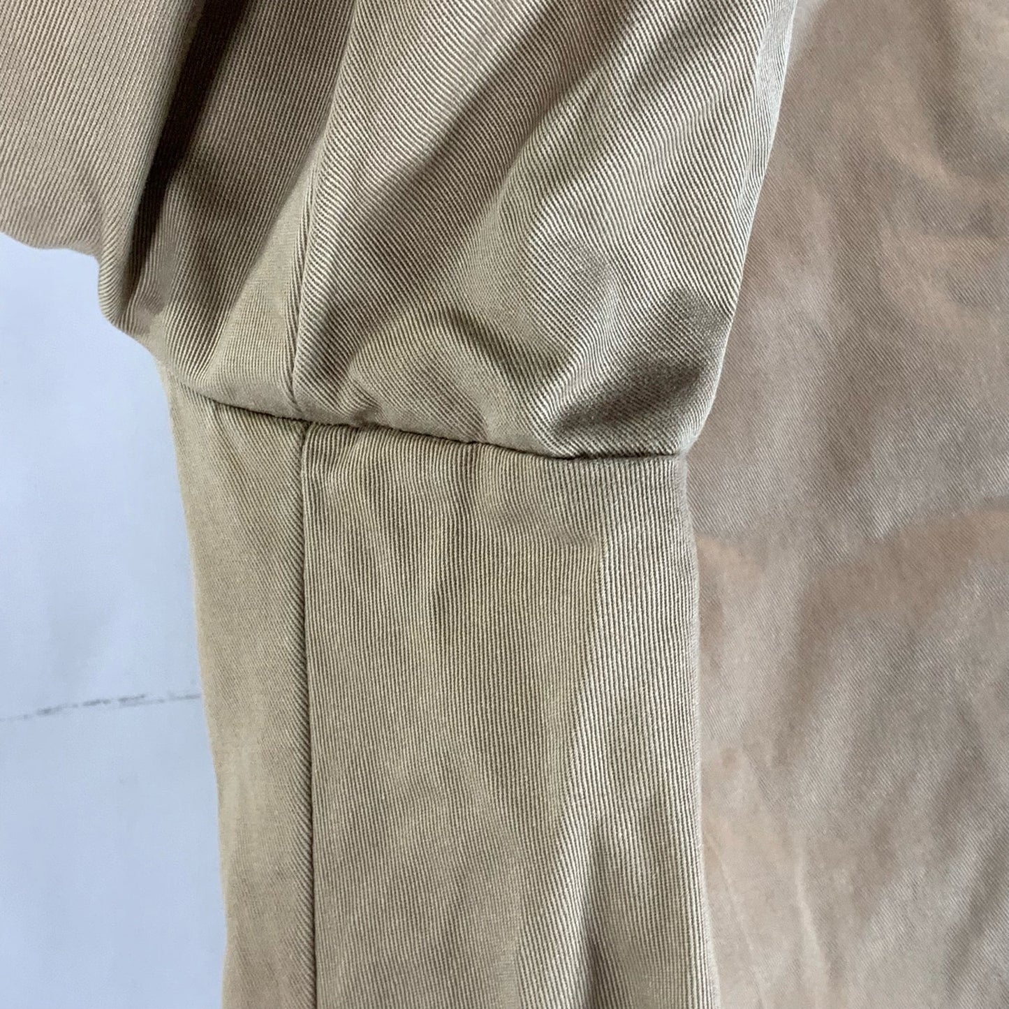 L.L.BEAN Men's Tan Cotton Classic-Fit Straight-Leg Chino Pant SZ 33