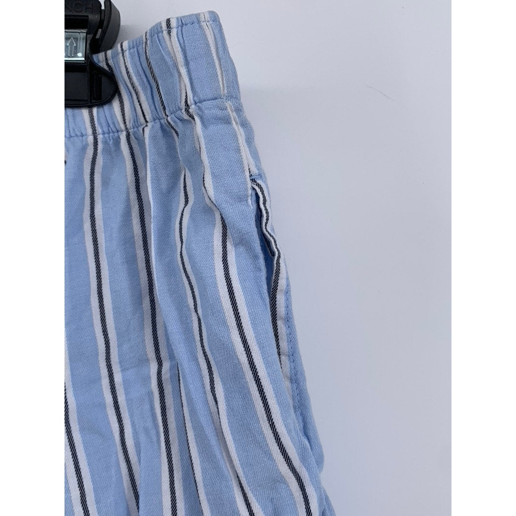 JOYSPUN Women's Blue Striped Pajama Pants SZ M