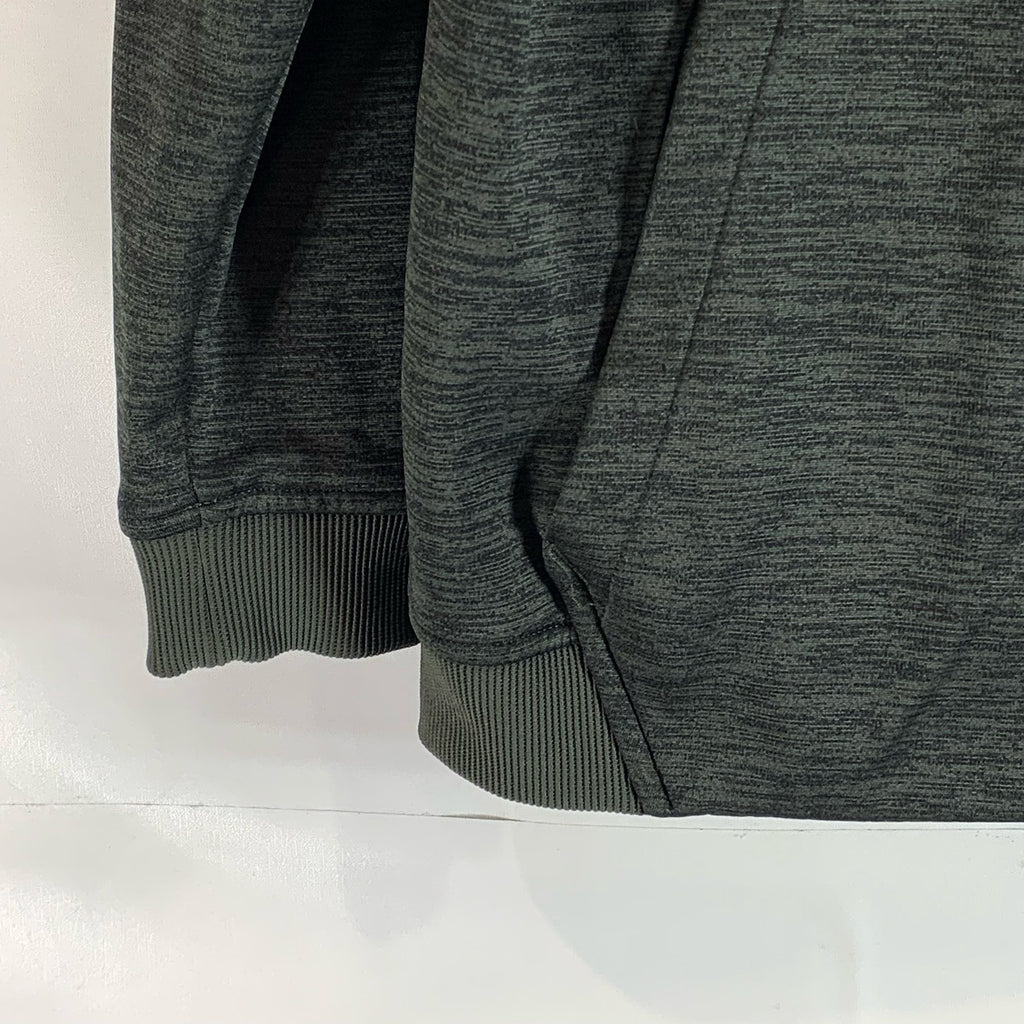 UNDER ARMOUR Men's Dark Green ColdGear Loose-Fit Pullover Hoodie SZ M