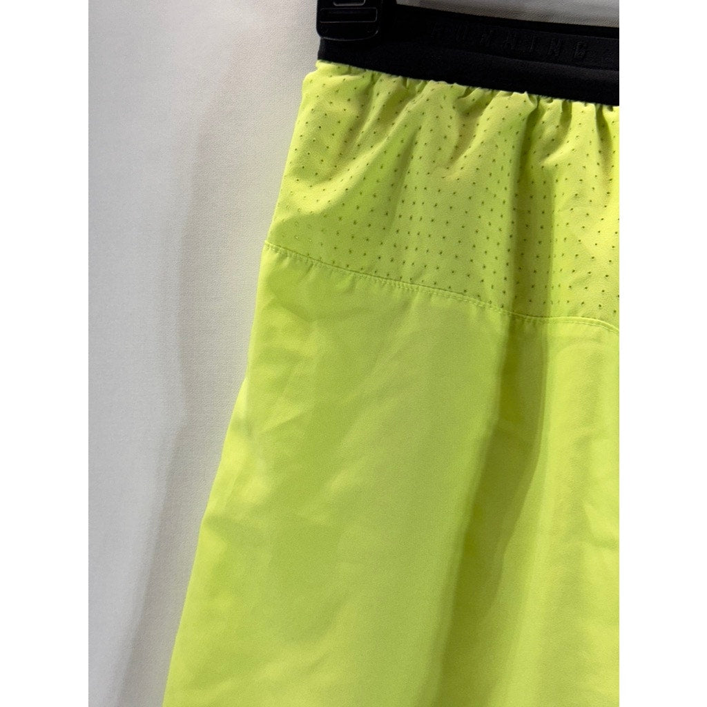 NIKE Men's Lime Yellow Dri-Fit Flex Stride Run Division 5" Shorts SZ XL