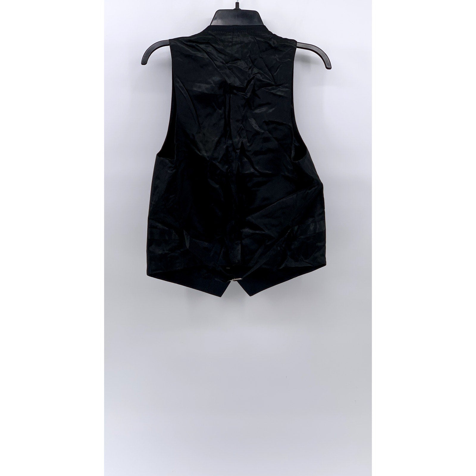 GINO CAPPELI Men's Black Vintage Five-Button Suit Vest SZ 42S