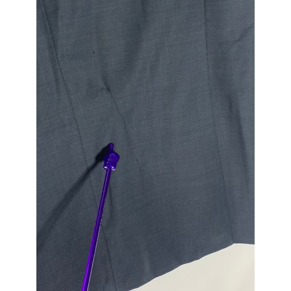 ZARA MAN Men's Navy Solid Two-Button Wool Blazer SZ 38