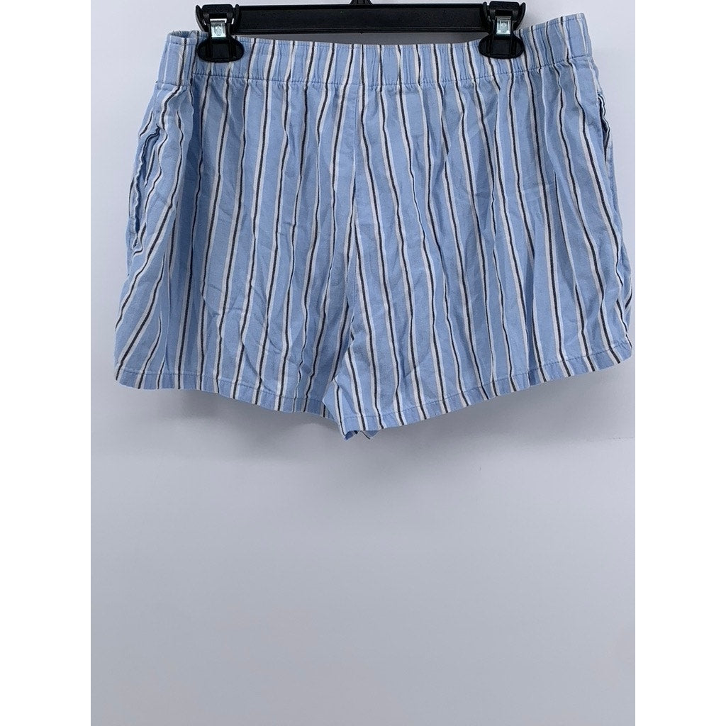 JOYSPUN Women's Blue Striped Pajama Pants SZ M