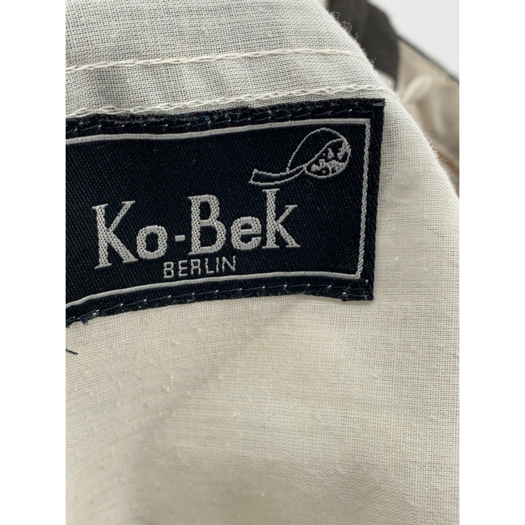 KO-BEK BERLIN Men's Brown Solid Straight-Leg Casual Pants SZ 46