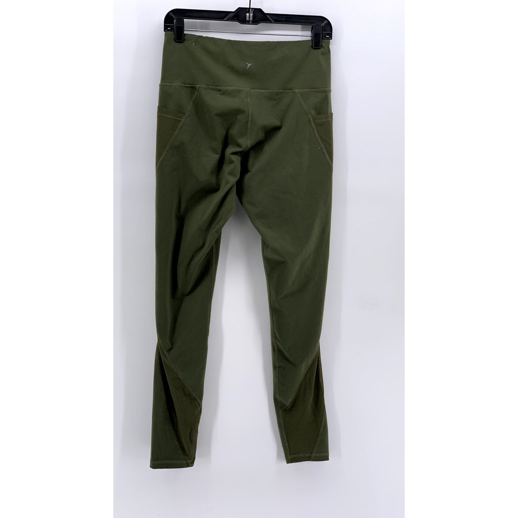 OLD NAVY ACTIVE Women's Go Dry Olive Sports Exercise Elevate Legging SZ M