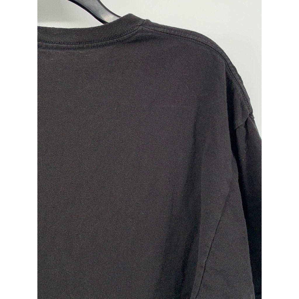 A NIGHTMARE ON ELM STREET Men's Black Vintage Freddy x Jason Graphic T-Shirt SZL