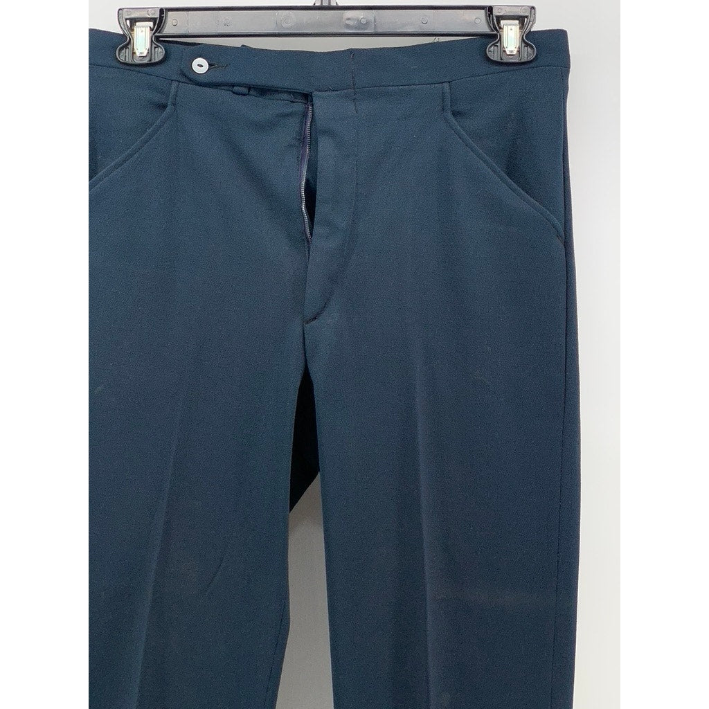 DAY'S SLACKS Men's Navy Vintage Slim-Leg Chino Pants SZ 32