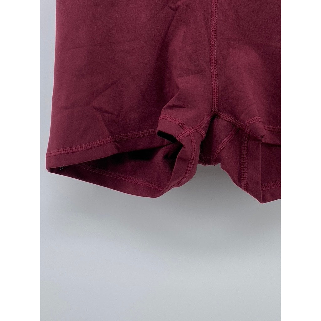 TYR Women's Burgundy Base Kinetic High-Rise 2" Short SZ S