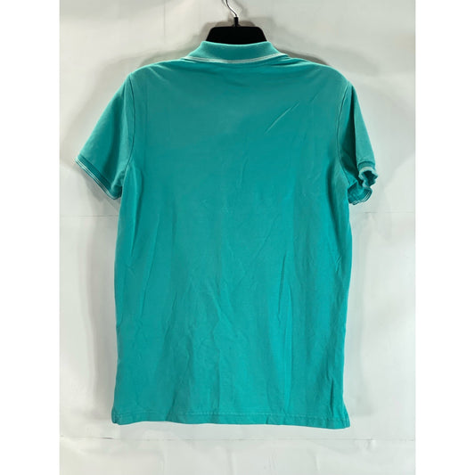 AMERICAN EAGLE OUTFITTERS Men's Aqua Flex Classic-Fit Short Sleeve Polo SZ S