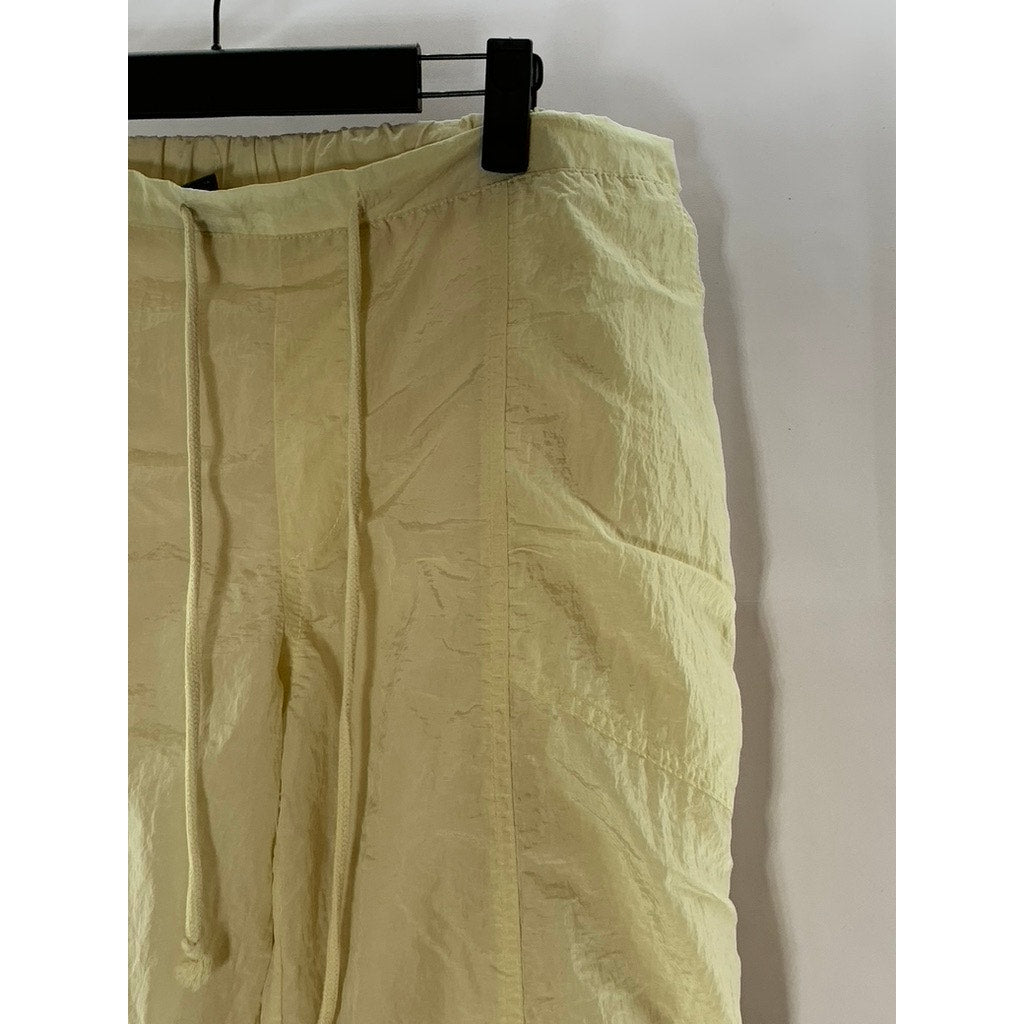 WILD FABLE Women's Tan Elasticized Drawstring Hem Pull-On Pants SZ M